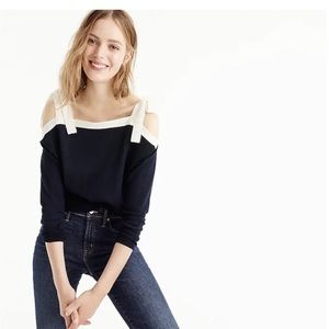 J Crew cold shoulder sweater S